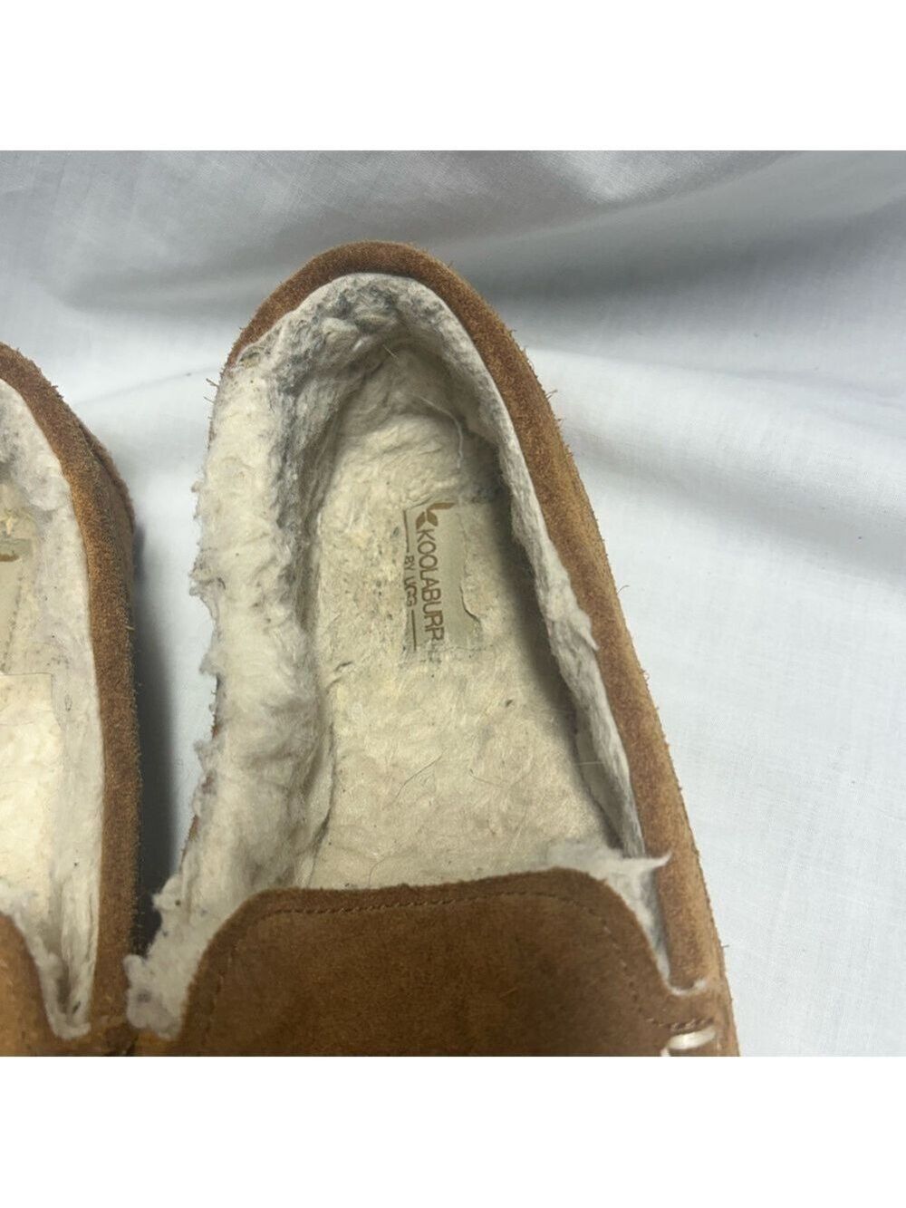 Koolaburra by Ugg Women's US 7 UK 5 Brown Suede Slip On Moccasin Slippers - Picture 4 of 9